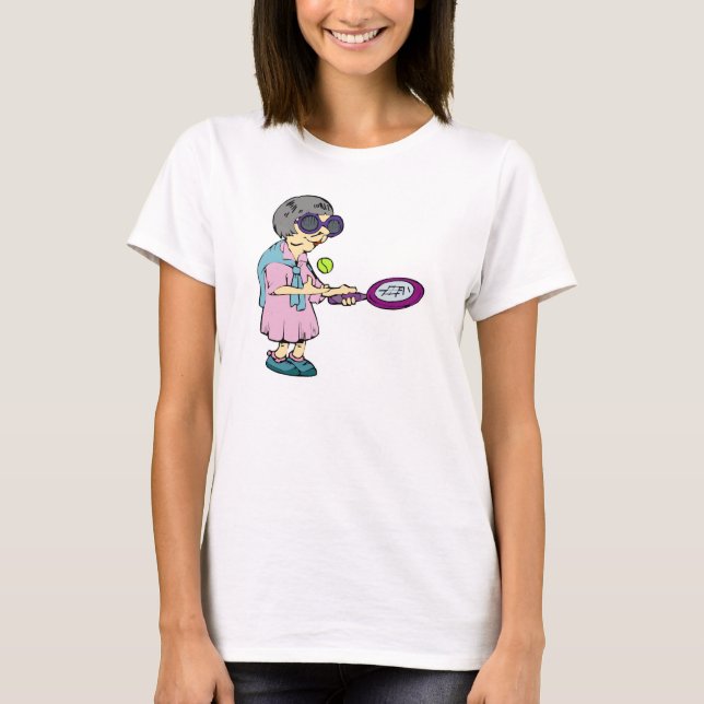 T-shirt Tennis de mamie (Devant)