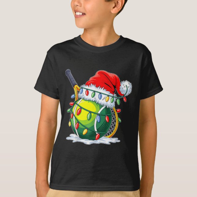 T-shirt Tennis de Noël Père Noël Xmas Squad (Devant)