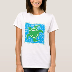T-shirt Tennis de plage de tortue