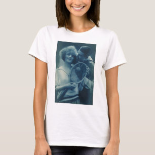T-shirt Tennis de sport vintage, amour et romance