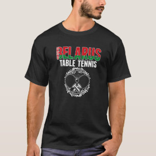 T-shirt Tennis de table biélorusse Support de ping-pong b
