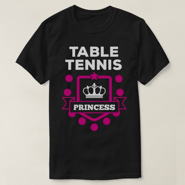 T-shirt Tennis de table blanc (Design devant)