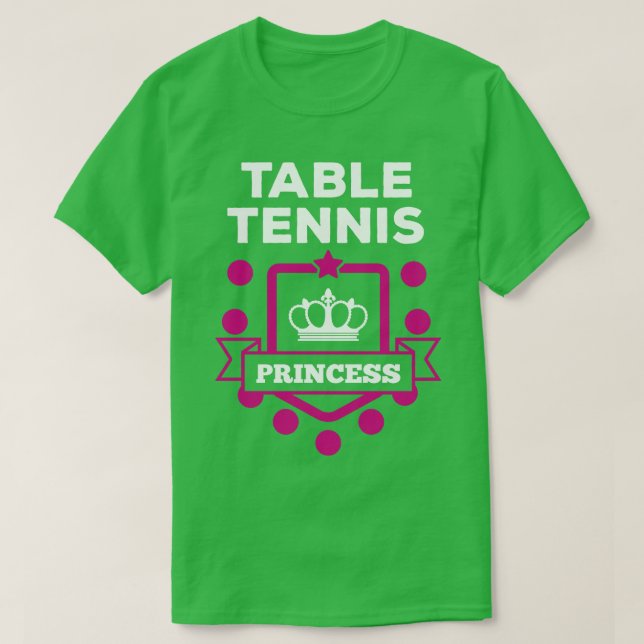 T-shirt Tennis de table blanc (Design devant)