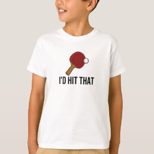 T-shirt Tennis De Table Cadeaux Ping Pong