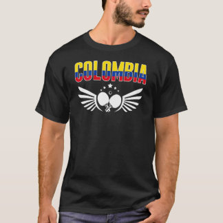 T-shirt Tennis de table Colombie Soutenir le Ping Pong co