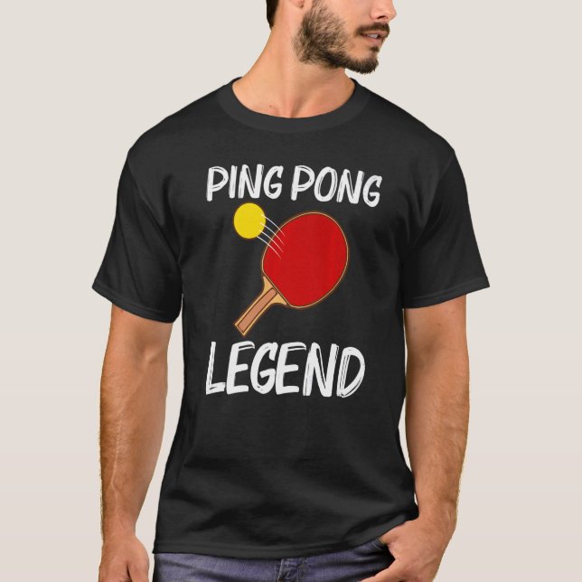 T-shirt Tennis De Table cool Pour Homme Ping Pong Sport Pl (Devant)
