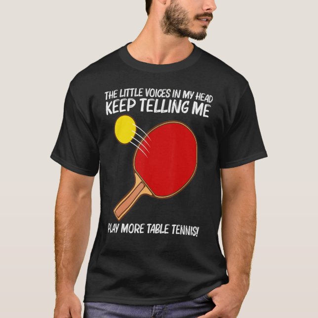 T-shirt Tennis De Table cool Pour Homme Ping Pong Sport Pl (Devant)