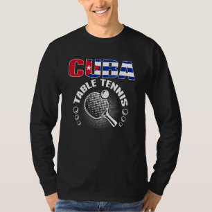 T-shirt Tennis de table Cuba     Soutenir l'équipe cubaine