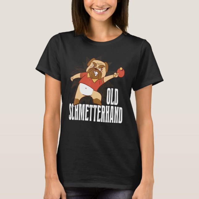 T-shirt Tennis de table Old Schmetterhand Pingpong Outfit  (Devant)