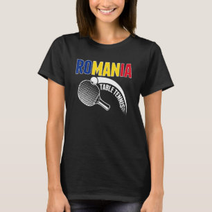 T-shirt Tennis de table Roumanie  Soutenir le ping-pong ro