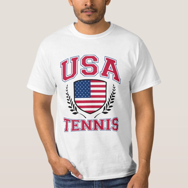 T-shirt Tennis des Etats-Unis (Devant)