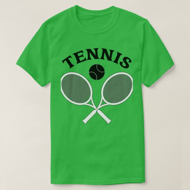 T-shirt Tennis Design Racket Ball T (Design devant)