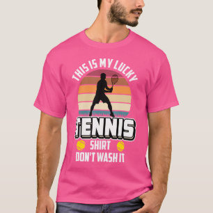 T-shirt Tennis Dit Lucky Tennis Ne Le Lave Pas