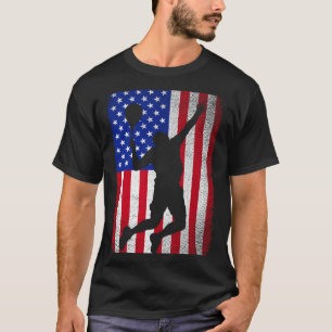 T-shirt Tennis drapeau américain usa pour hommes femmes