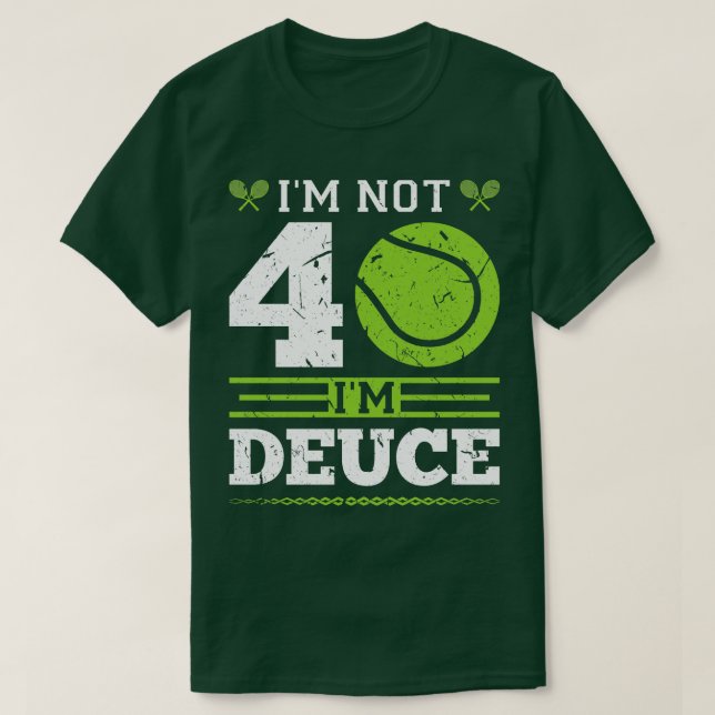 T-shirt Tennis du 40e anniversaire (Design devant)