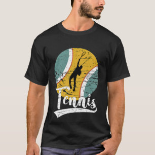 T-shirt Tennis Evolution Coach Tennis Player Mens hobby na