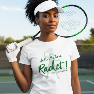 T-shirt Tennis Faisons du Bruit Enterrement de Vie de Jeun