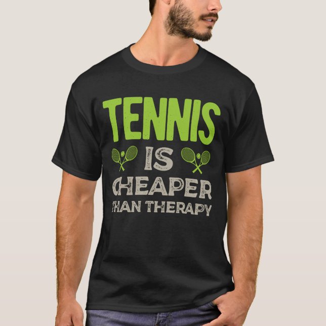 T-shirt Tennis Funny (Devant)