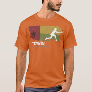 T-shirt Tennis Guinea Bissau Flag Womens Tennis Girl Playe