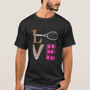 T-shirt Tennis Love Tennis Score Tennis Fleur Design Tenn