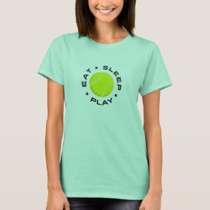 T-shirt Tennis - mangez le jeu de sommeil