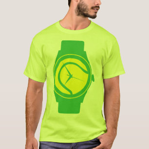 T-shirt tennis montre bracelet balle wristwatch Armbanduhr
