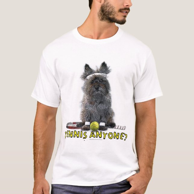 T-shirt Tennis n'importe qui ? (Devant)