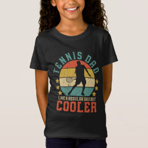 T-Shirt Tennis Papa Joueur de Tennis Vintage Fête des père