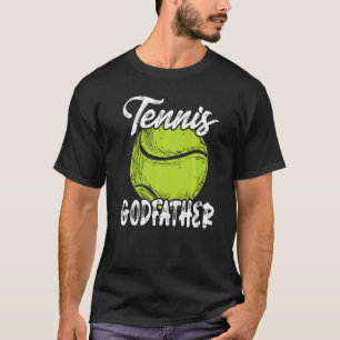 T-shirt Tennis Parrain Hommes Famille Ensemble de jumelage