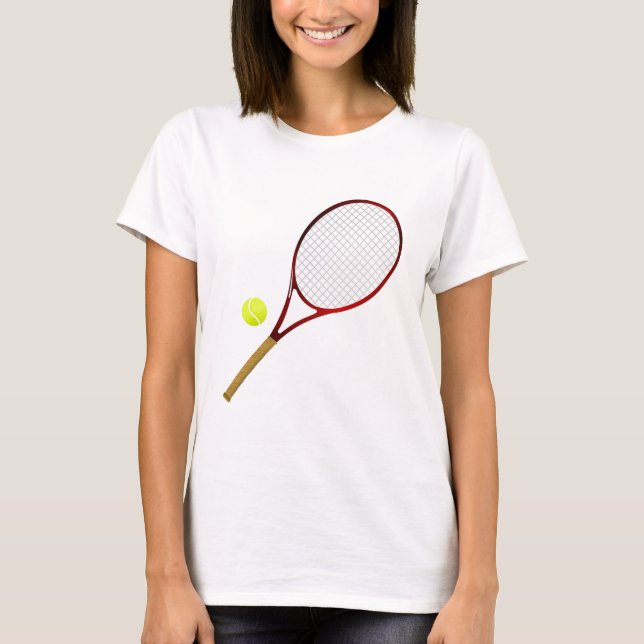 T-shirt Tennis racket and ball (Devant)