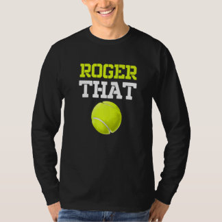 T-shirt Tennis Roger Joueur De Tennis Ball Sport Tennis