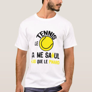 T-shirt tennis saoul plus que pinard balle sport
