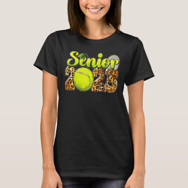 T-shirt Tennis Senior 2023 Dernier Premier Jour De Senior  (Devant)