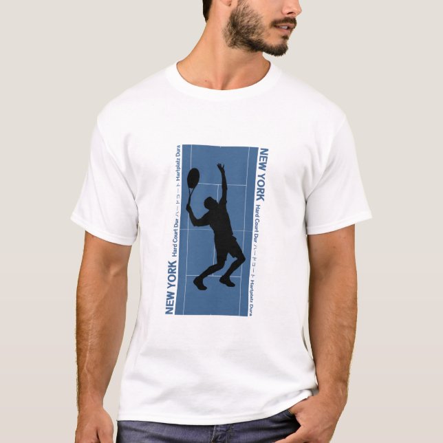 T-shirt Tennis Serve Grand Chelem New York (Devant)