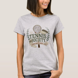 T-shirt Tennis Society Vintage Années 70 Préparatoire Grap