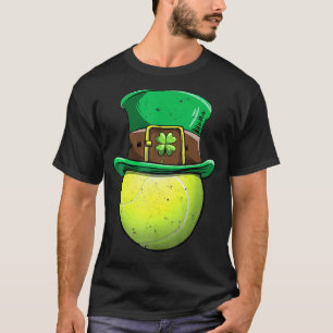 T-shirt Tennis St Patricks Day Garçons Hommes Receveur Lan