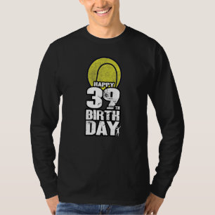 T-shirt Tennis Vintage de 39 ans 39e anniversaire