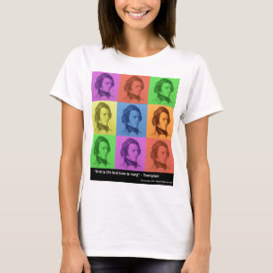 T-shirt Tennyson Citation "L'amour est long" Cadeaux et T-