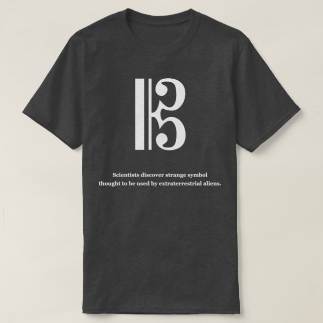 T-shirt Tenor Clef  (Design devant)