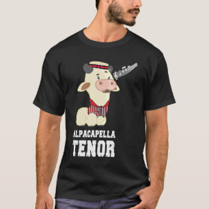 T-shirt Tenor Vocal Part Alpacapella Barbershop Quartet Si