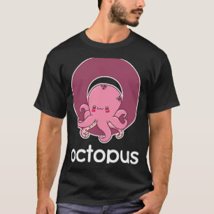 T-shirt Tentacle Tentacle Tentacle de poulpe Pêche au calm
