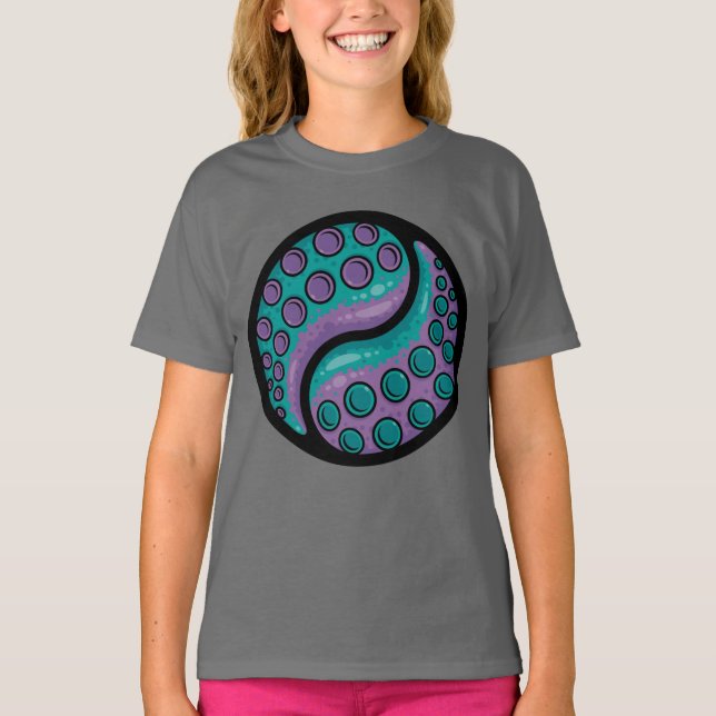 T-shirt Tentacle Yin Yang (Devant)