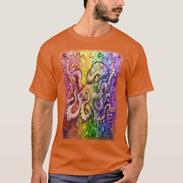 T-shirt Tentacles de pieuvre (Devant)