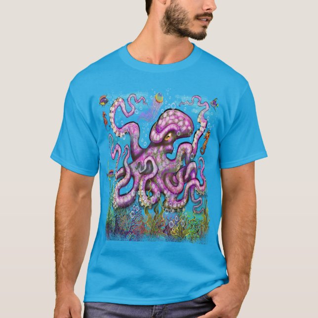 T-shirt Tentacles Octopus (Devant)