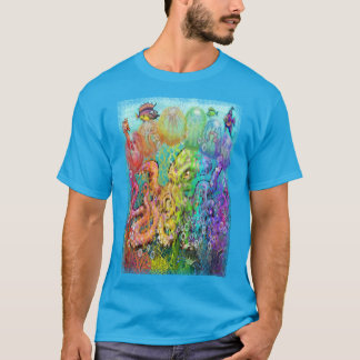 T-shirt Tentacules de méduse pieuvre