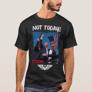 T-shirt Tentative d'assassinat de Trump en 2024 - Pas aujo