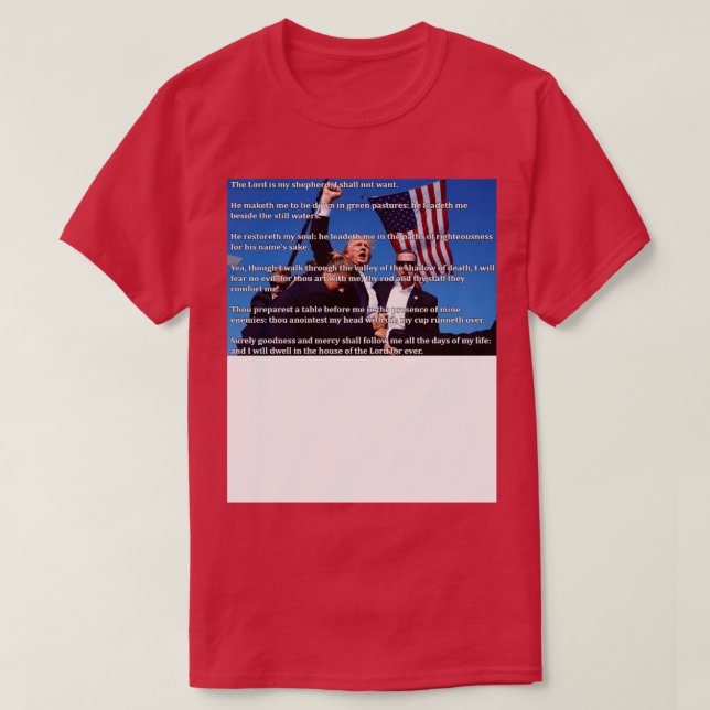 T-shirt Tentative d'assassinat Lutter contre la prière des (Design devant)