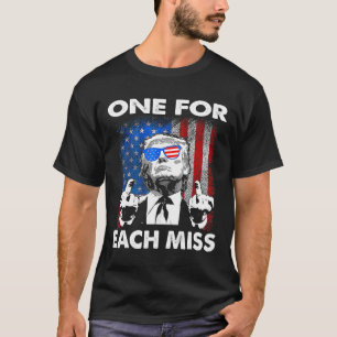 T-shirt Tentative D'Ination Trump Vous A Manqué Deux Fois