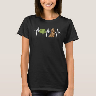 T-shirt Tente Camping Anglais Cocker Espagnol Coeur Coeur