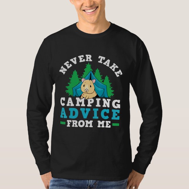 T-shirt Tente De Camper Ne Jamais Prendre Conseil De Campi (Devant)